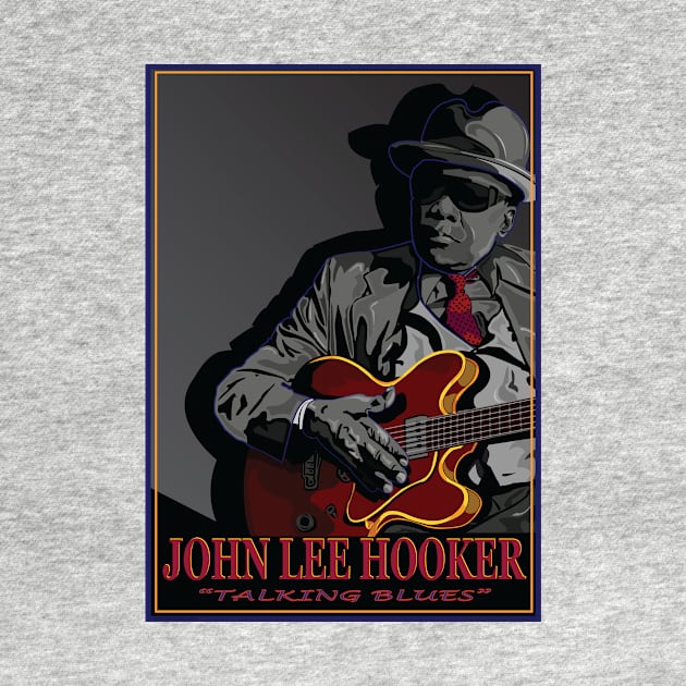 JOHN LEE HOOKER BLUES SINGER SONGWRITER GUITARIST by Larry Butterworth